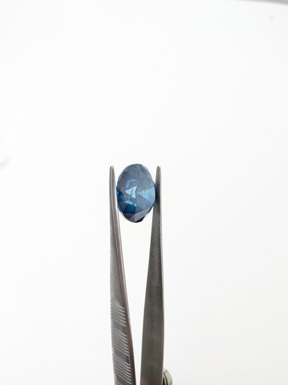 Round Blue Diamond Full Cut - 21.09cts - 00599