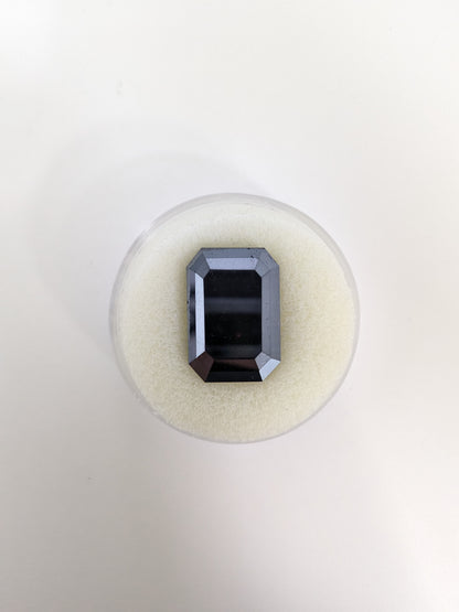 Emerald Cut Black Diamond Full Cut  - 42.25cts - 06538