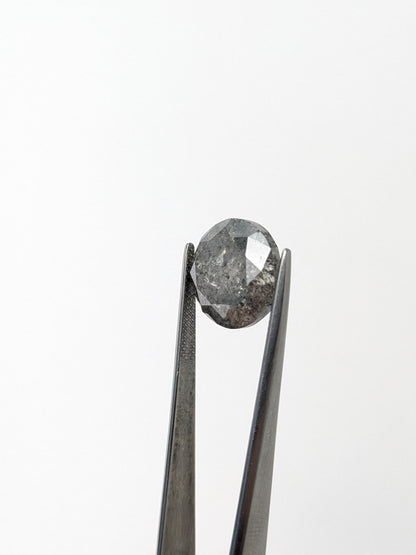 Round Salt and Pepper Diamond Full Cut - 11.42cts - 00647
