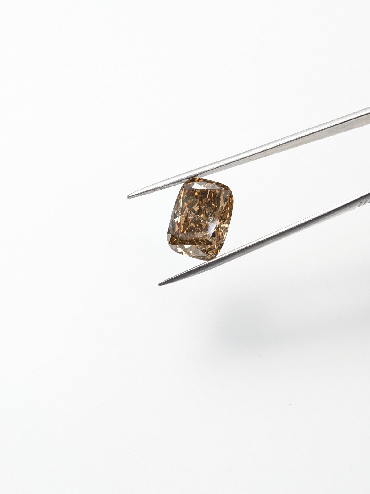 Cushion Cut Brown Diamond Full Cut - 10.20cts - 02501