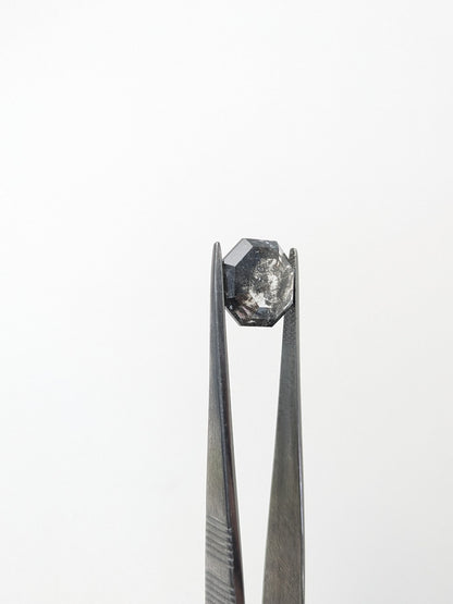 Octagon Salt + Pepper Diamond Double Cut - 8.04cts - 04689