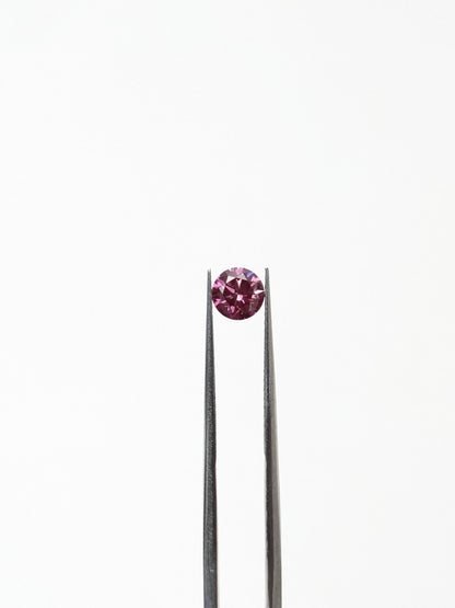 CLOSEOUT - Round Pink Diamond Full Cut - 0.52cts - 08373