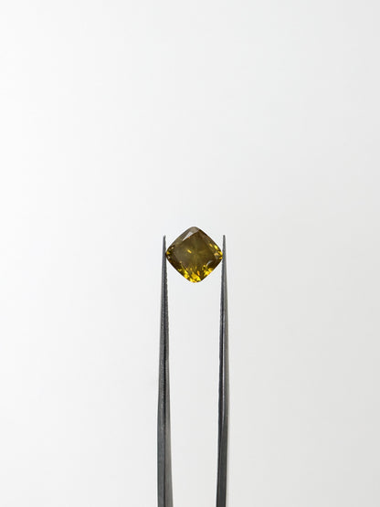 CLOSEOUT - Cushion Cut Yellow Diamond Full Cut - 2.06cts - 06556