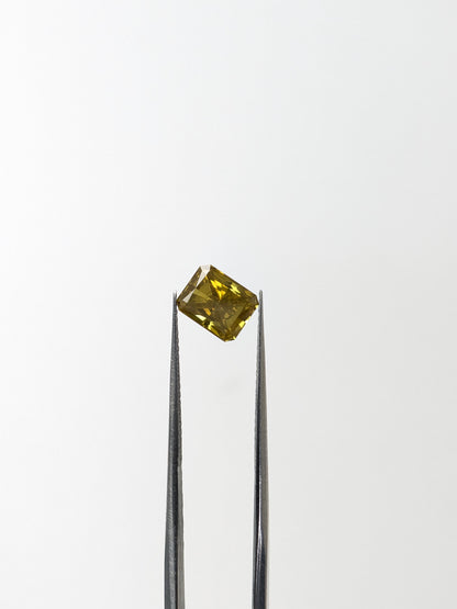 CLOSEOUT - Emerald Cut Yellow Diamond Full Cut - 1.48cts - 06938