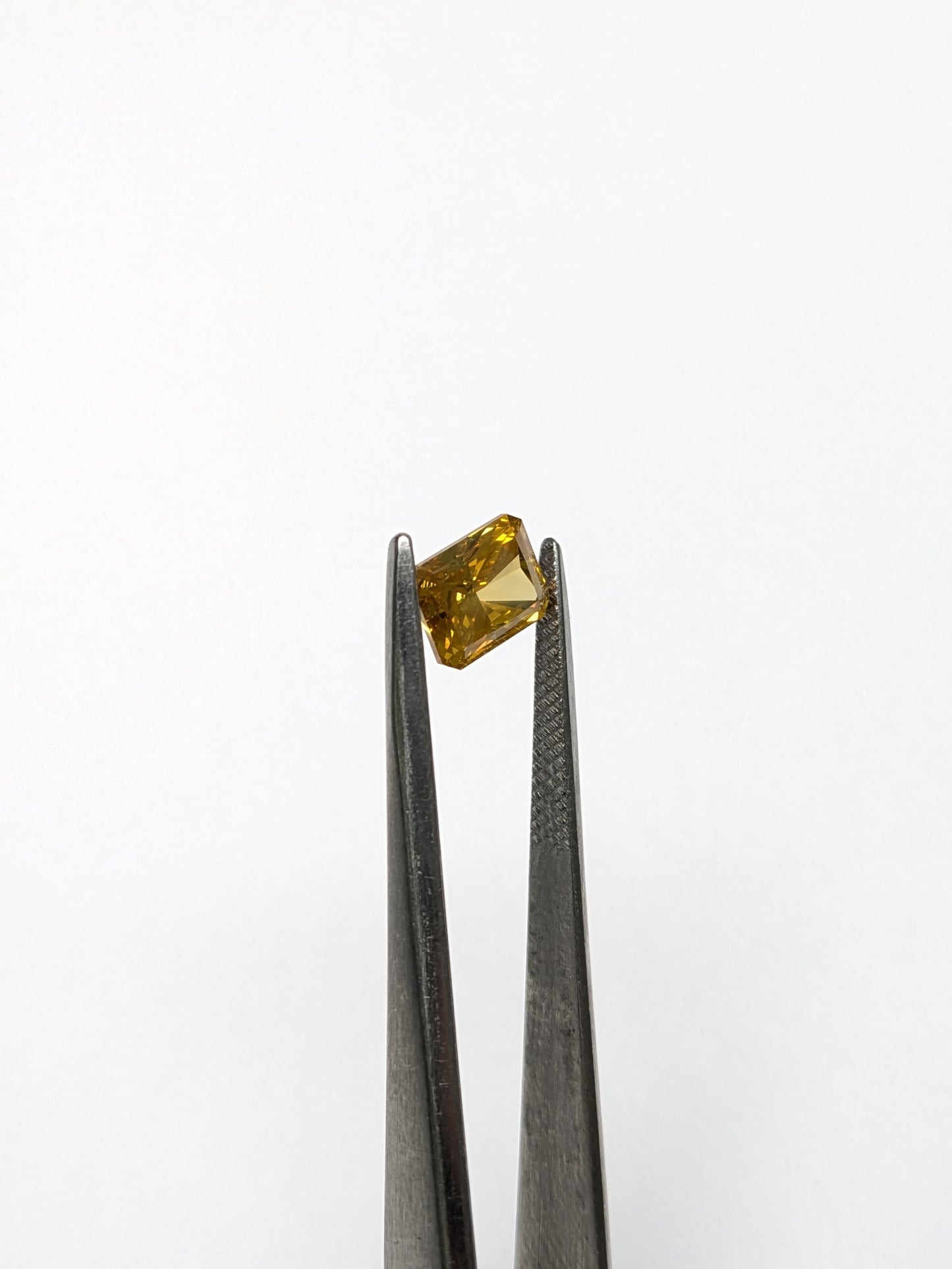 CLOSEOUT - Emerald Cut Yellow Diamond Full Cut - 1.48cts - 06938