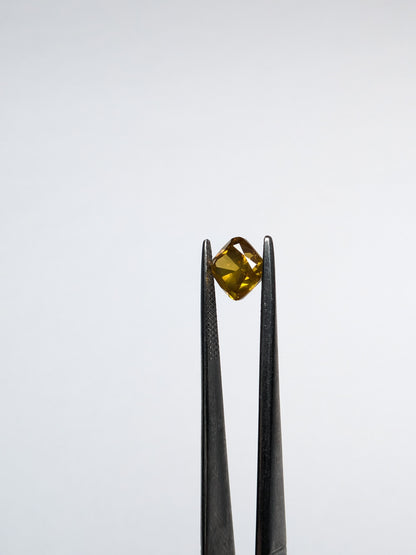 CLOSEOUT - Cushion Cut Yellow Diamond Full Cut - 2.06cts - 06556