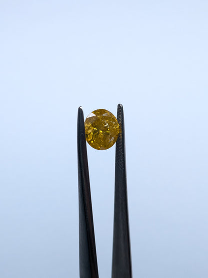 CLOSEOUT - Round Yellow Diamond Full Cut - 2.52cts - 02450