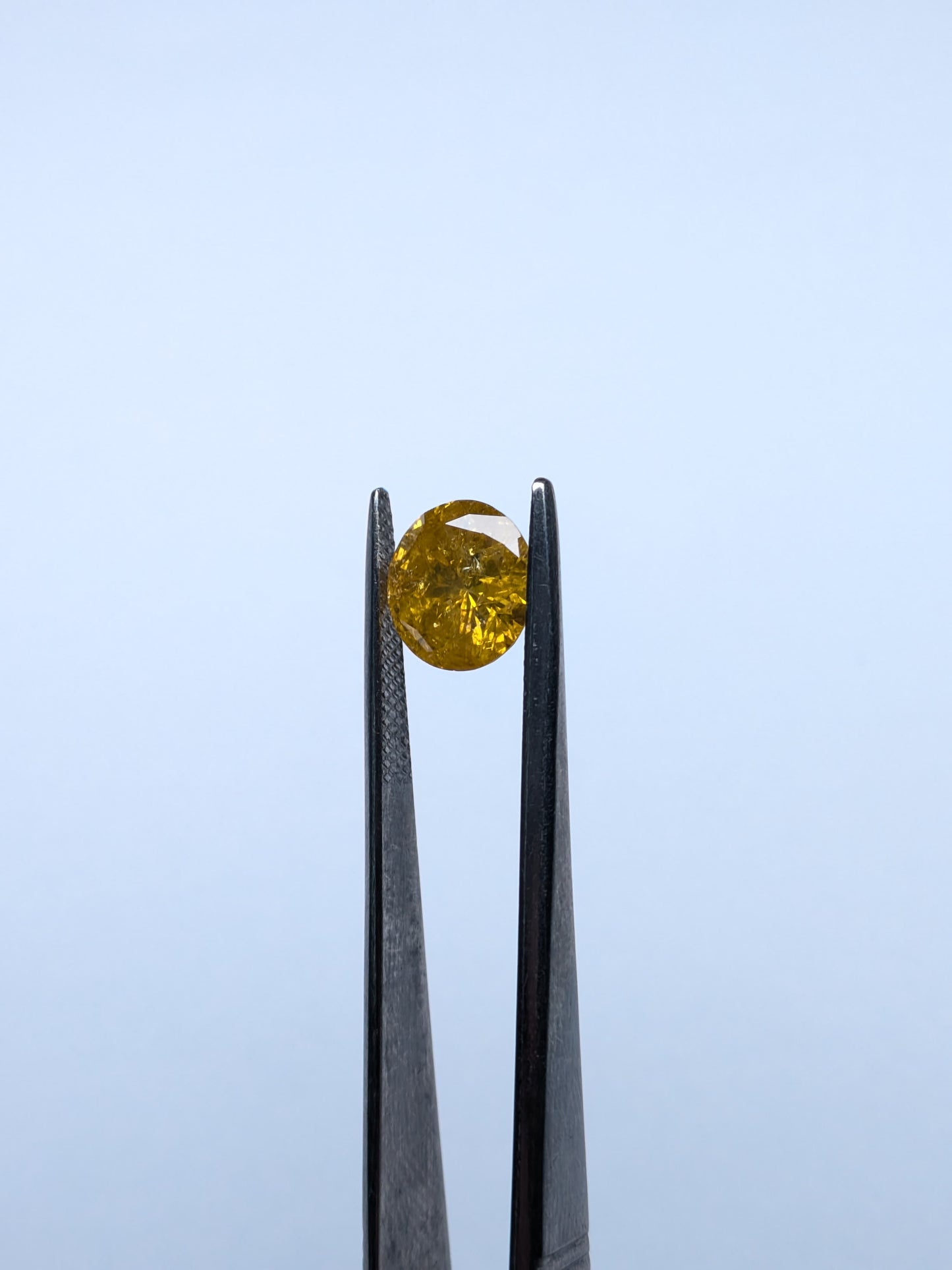 CLOSEOUT - Round Yellow Diamond Full Cut - 2.52cts - 02450