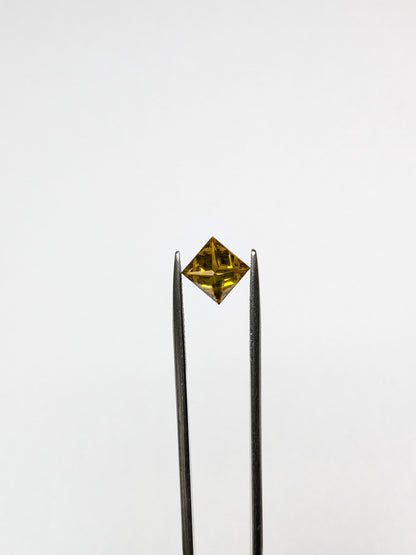 CLOSEOUT - Princess Cut Yellow Diamond Full Cut - 1.41cts - 08395