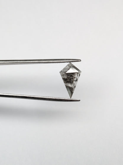 Kite Shape Salt+Pepper Diamond Rose Cut - 1.50cts - 08205