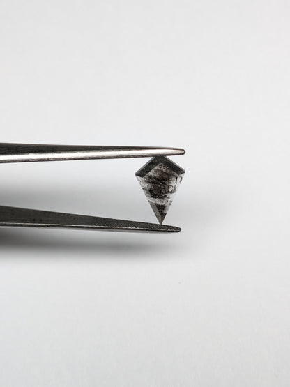 Kite Shape Salt+Pepper Diamond Rose Cut - 1.50cts - 08205