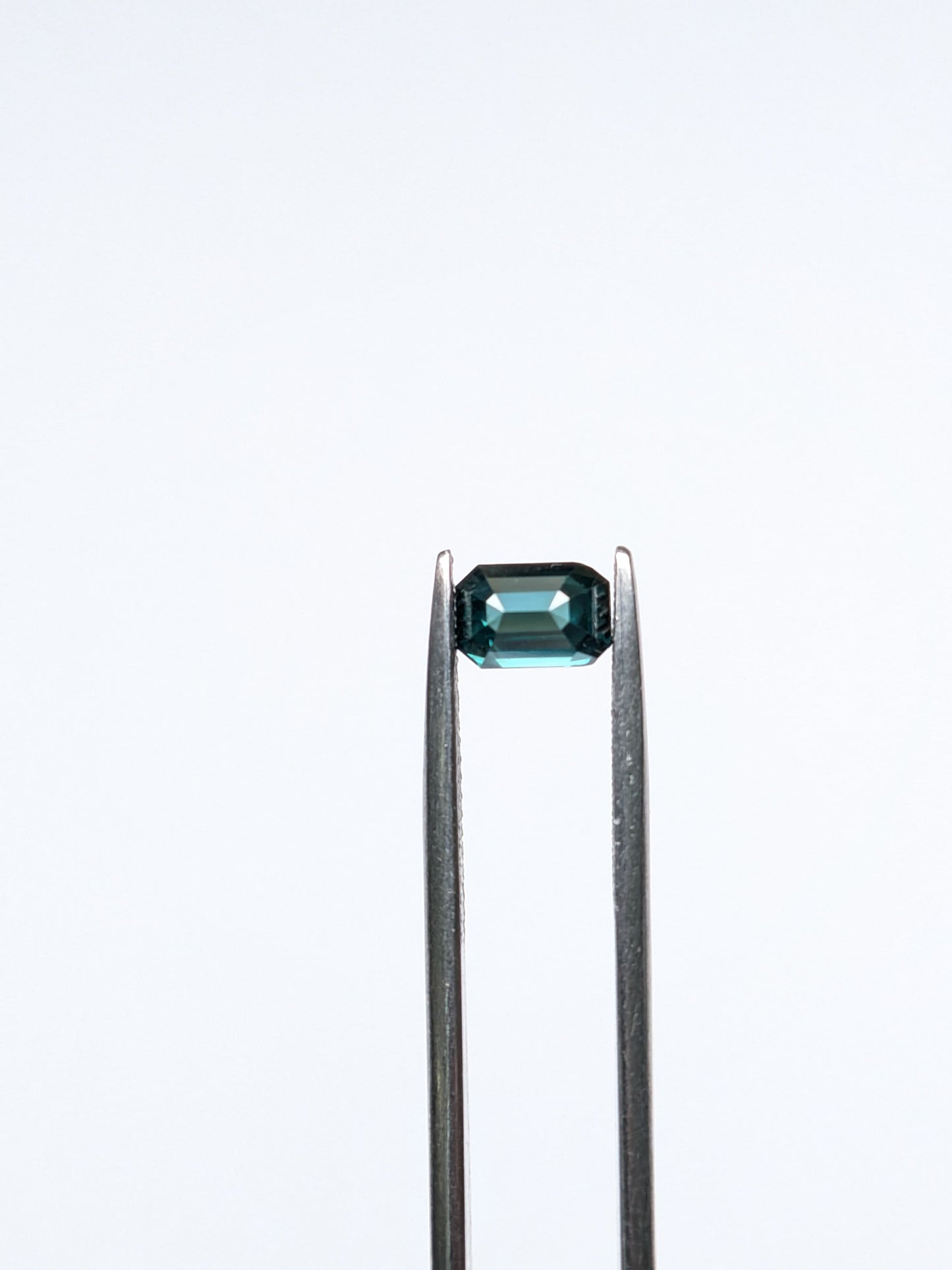 CLOSEOUT - Emerald Cut Blue Diamond Full Cut - .82cts - 06957
