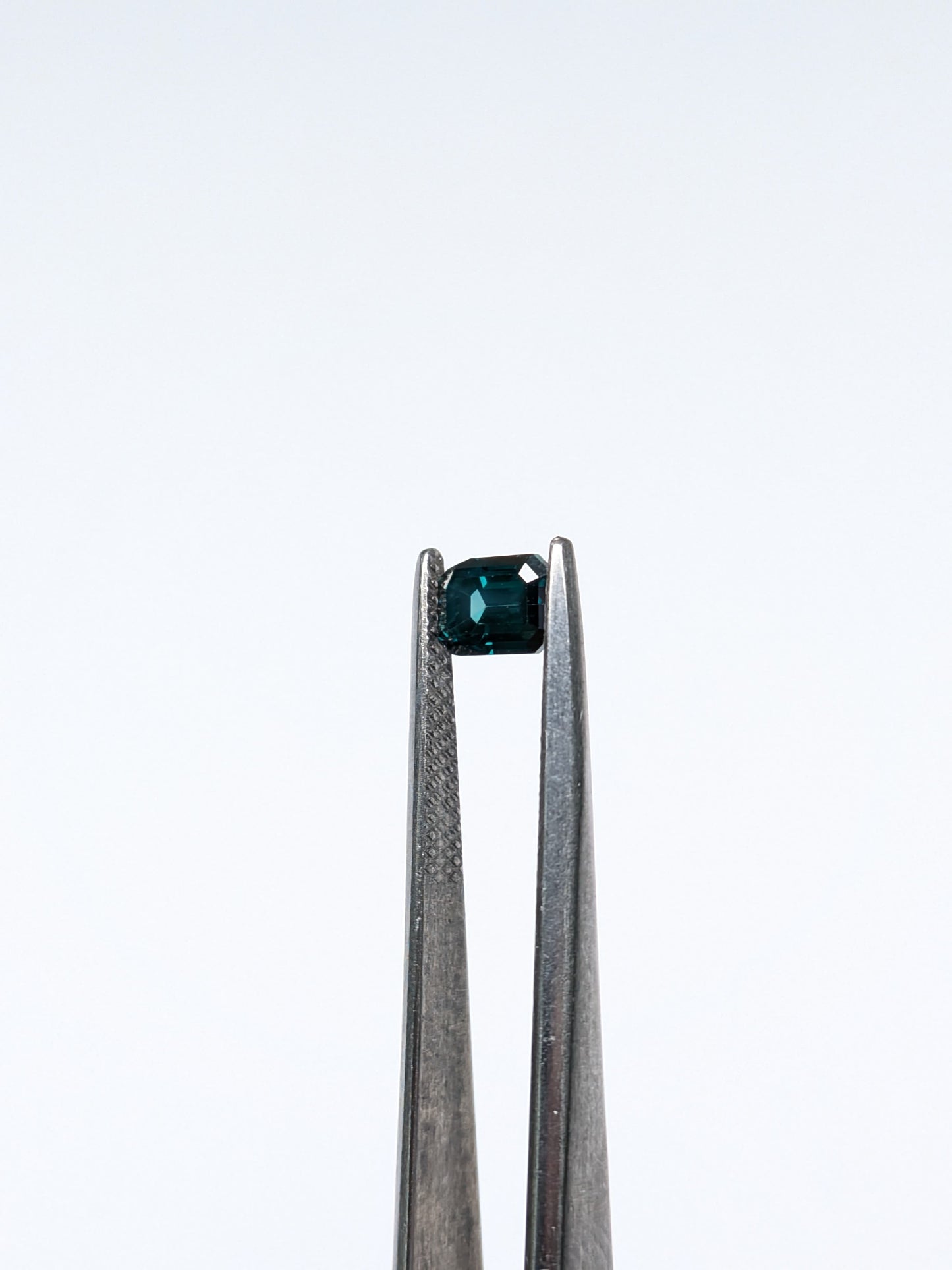 CLOSEOUT - Emerald Cut Blue Diamond Full Cut - .82cts - 06957