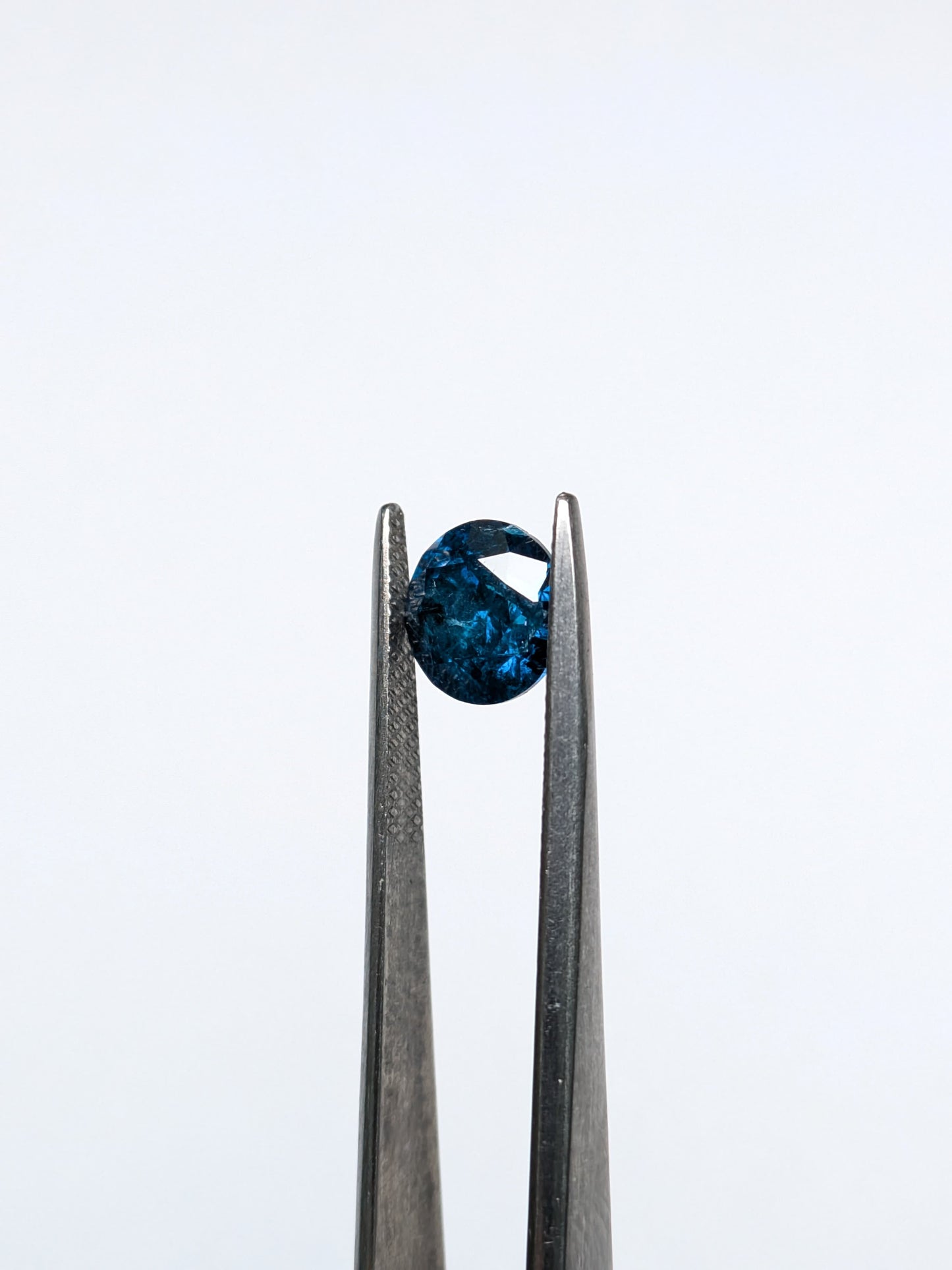 CLOSEOUT - Round Blue Diamond Full Cut - 2.06cts - 02411