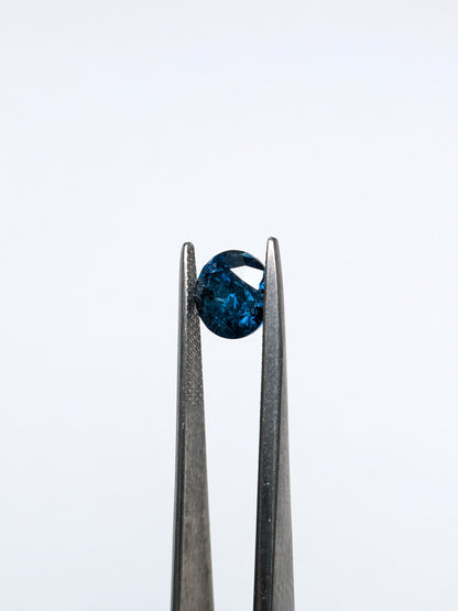 CLOSEOUT - Round Blue Diamond Full Cut - 2.06cts - 02411