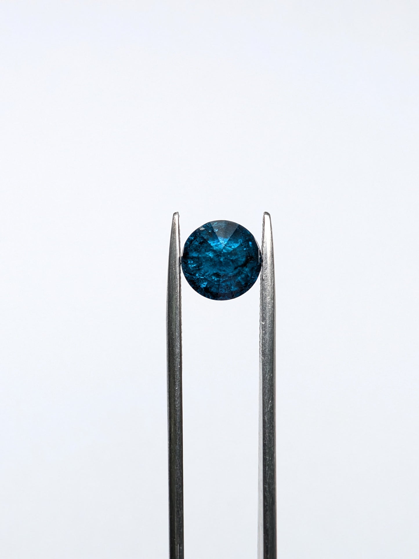 CLOSEOUT - Round Blue Diamond Full Cut - 2.06cts - 02411