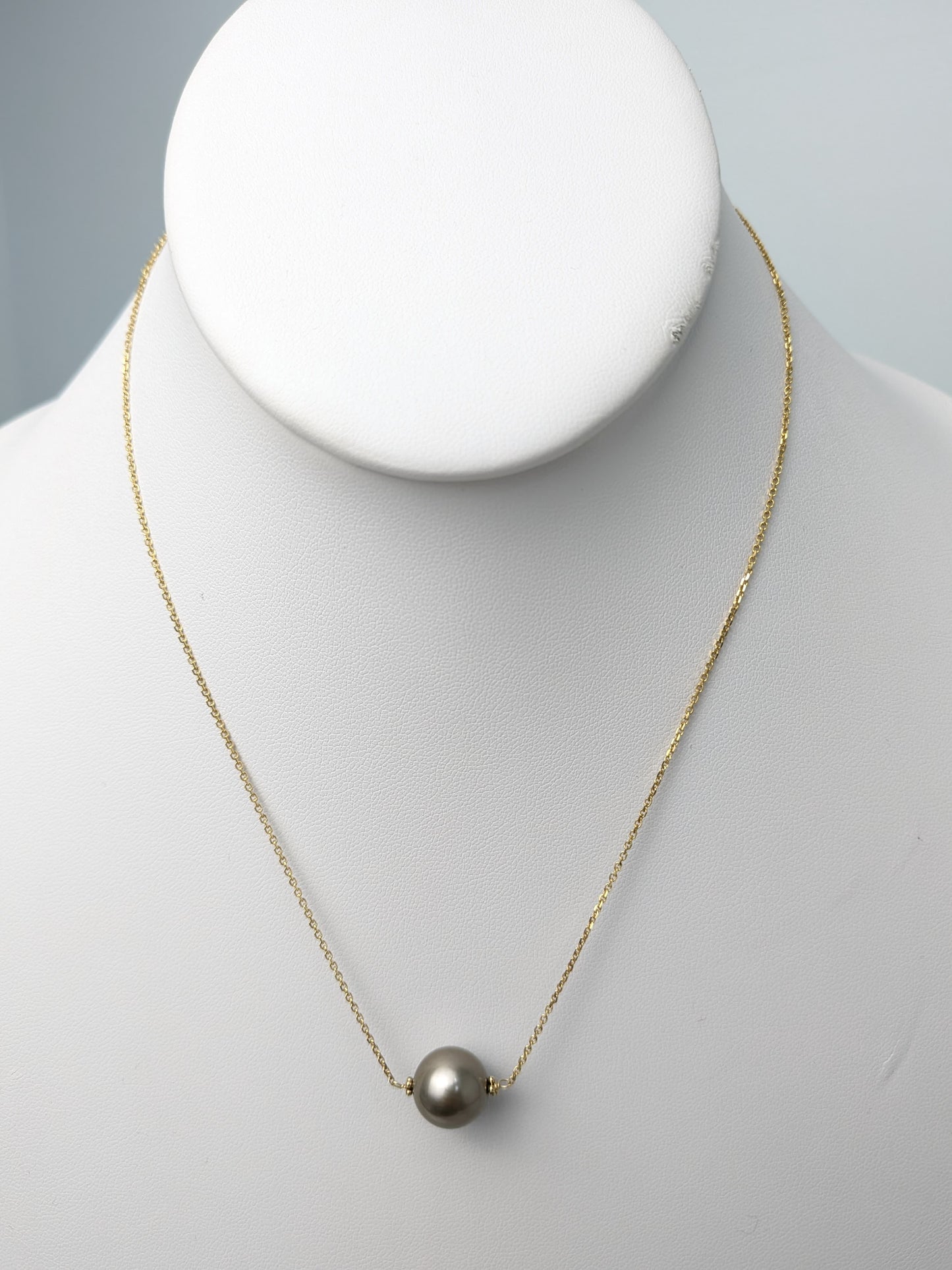 16.5" Tahitian Pearl Drop Necklace in 14KY - NCK-797