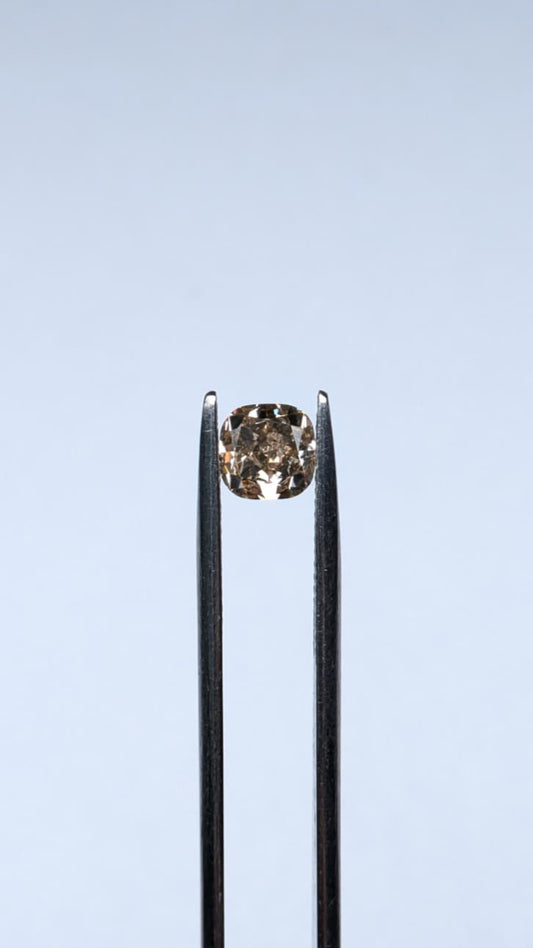CLOSEOUT - Cushion Cut Brown Diamond Full Cut- 1.02cts - 08486