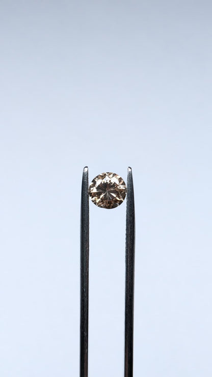 CLOSEOUT - Round Brown Diamond Full Cut- 1.04cts - 05067