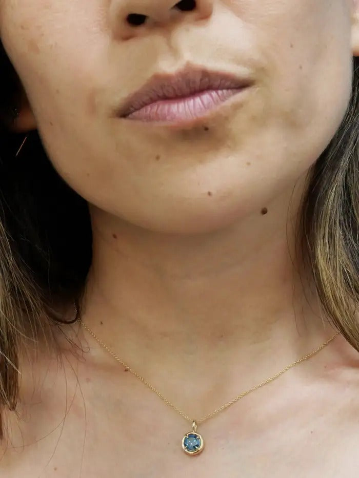 1.00ct Blue Diamond Solstice Pendant - SI Clarity