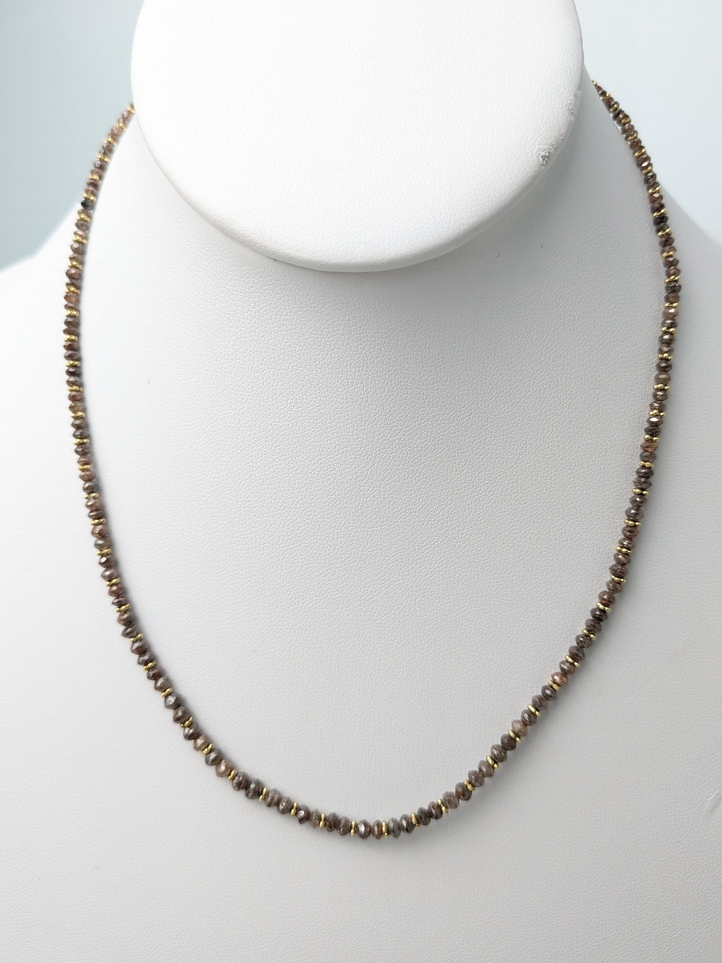 Deal of The Day - Assorted Beaded Strands - Sapphire, Emerald, Tanzanite, or Brown Diamond in 14K