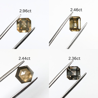 Multi-Shade Diamond Singles Parcel A