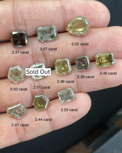 Multi-Shade Diamond Singles Parcel A