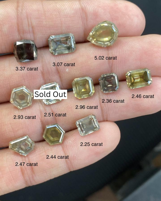 Multi-Shade Diamond Singles Parcel A