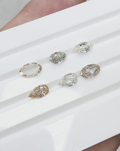 Desert Diamond Parcel #9 - Step Cut Movals & Pears - 30% Off