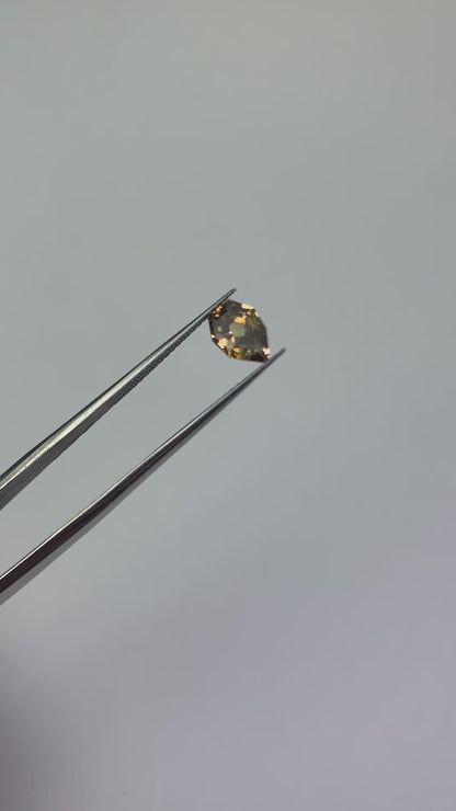 Shield Shape Brown Diamond Full Cut - 1.04cts - 02482