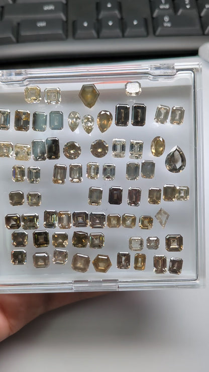 Multi-Shade Diamond Singles Parcel B