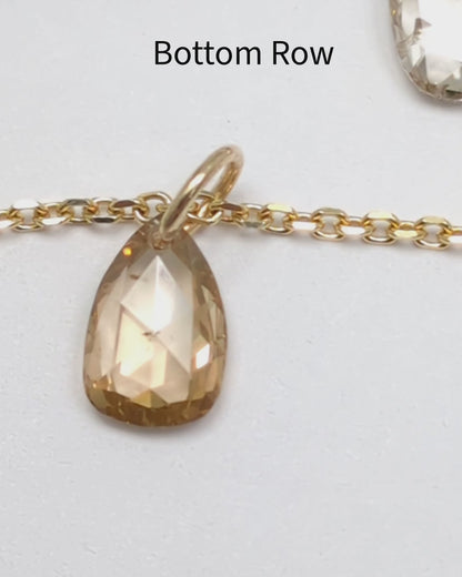 N A K E D Diamond Pendants in 14K - Fancy Colors