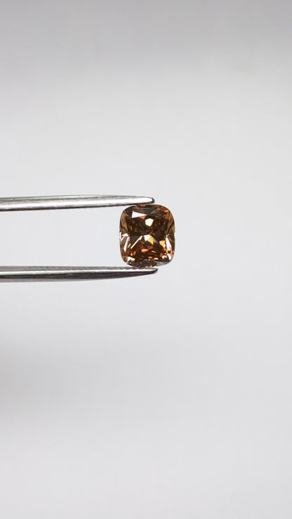 Cushion Cut Brown Diamond Full Cut - 1.55cts - 06114