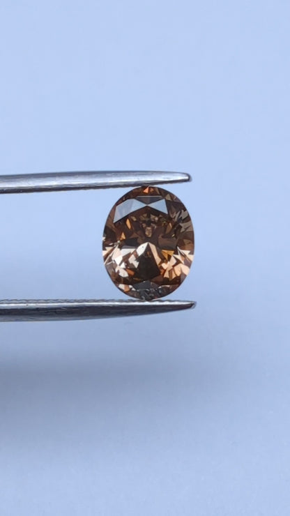 Oval Shape Brown Diamond Full Cut - 2.01cts - 06313