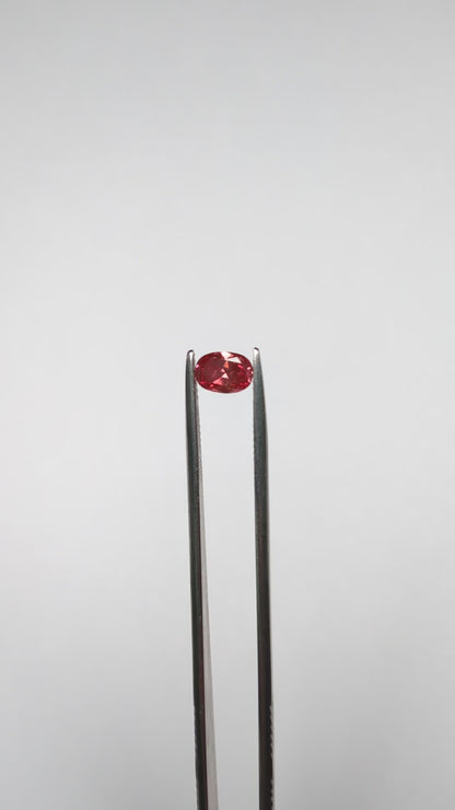 CLOSEOUT - Oval Pink Diamond Full Cut - 0.67cts - 08367