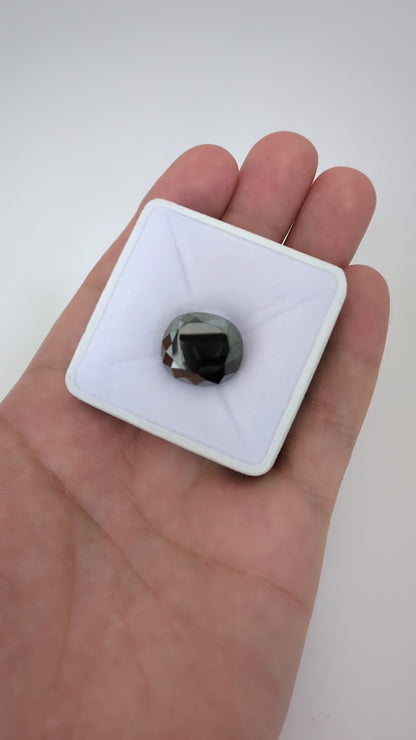 Oval Black Diamond Double Cut - 30.11cts - 08504
