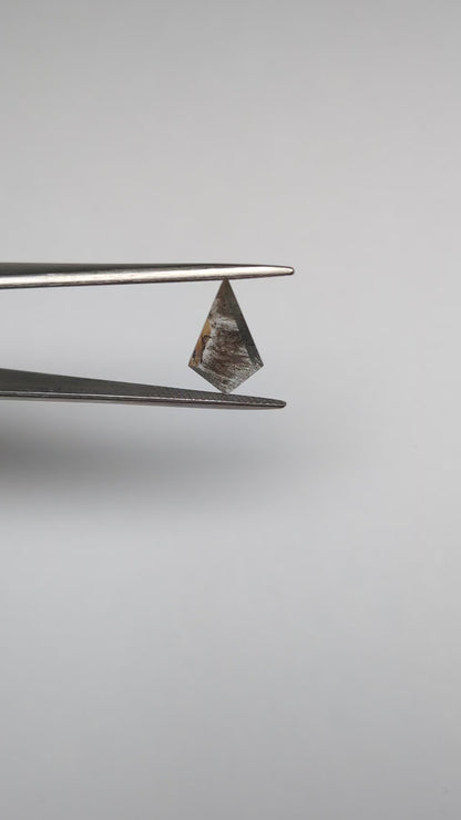 Kite Shape Salt+Pepper Diamond Rose Cut - 1.50cts - 08205