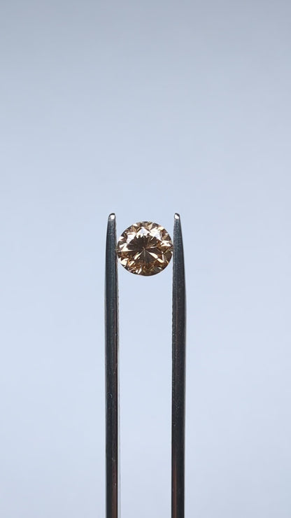 CLOSEOUT - Round Brown Diamond Full Cut- 1.04cts - 05067