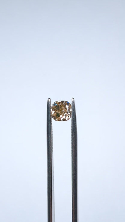 CLOSEOUT - Cushion Cut Brown Diamond Full Cut- 1.02cts - 08486