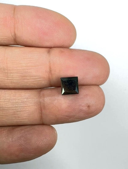 Princess Cut Black Diamond - 2.25cts - 01139