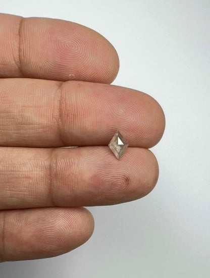 Lozenge Shape Milky Diamond Rose Cut - 0.42cts - 01991